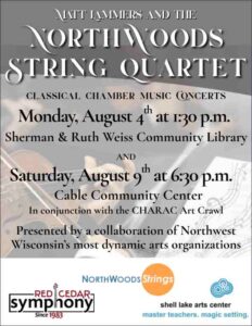 We Welcome the NorthWoods String Quartet!